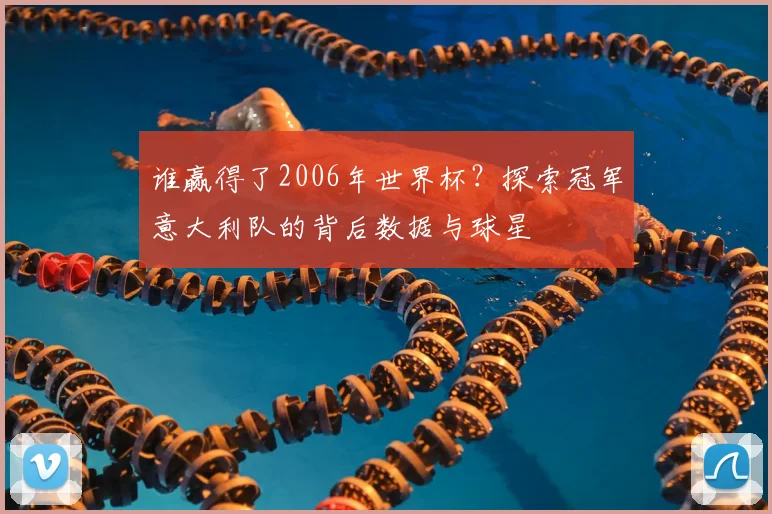 谁赢得了2006年世界杯？探索冠军意大利队的背后数据与球星